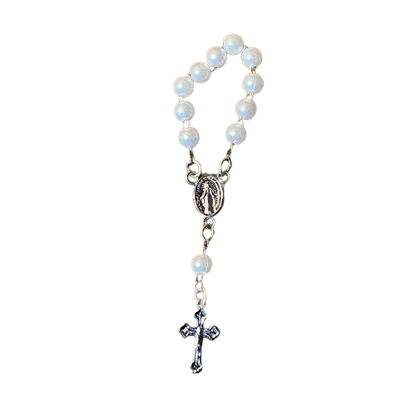 DEZENA DE DEDO PEROLA BRANCA 6MM (12 UNIDADES)