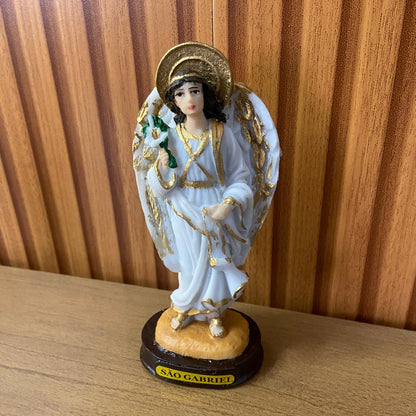 IMAGEM DE RESINA NACIONAL SÃO GABRIEL ARCANJO 14CM (1 UNIDADE)