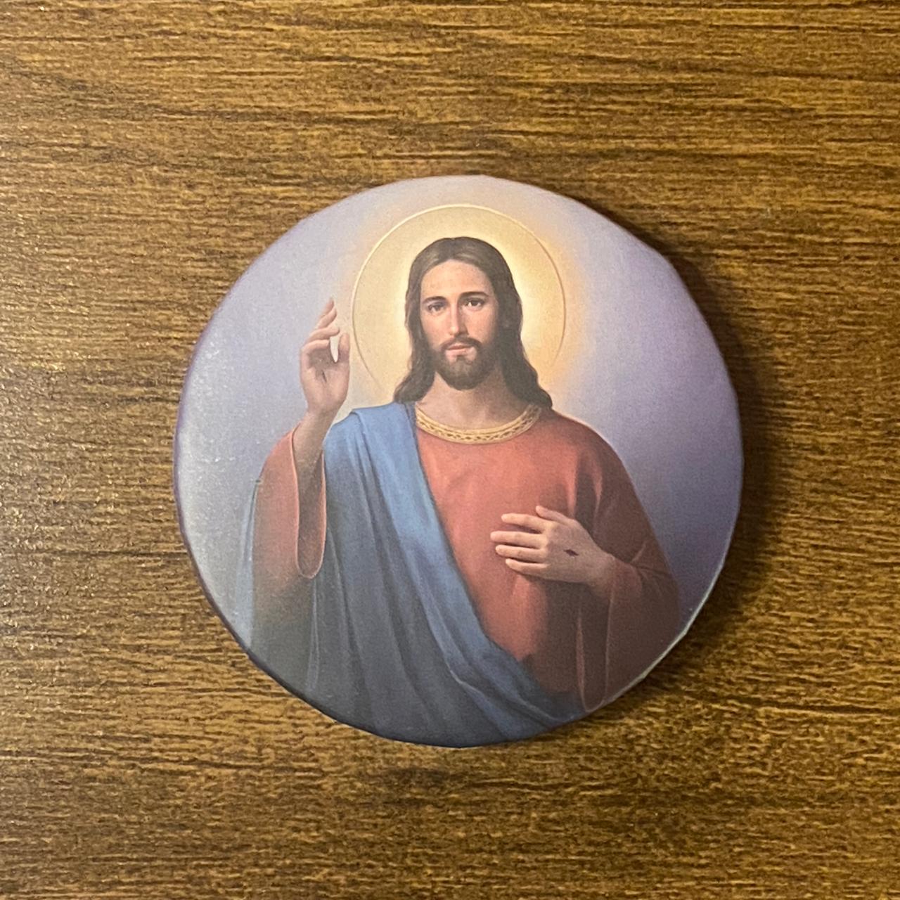 ESPELHO DE BOLSA JESUS CRISTO ( 3 UNIDADES )
