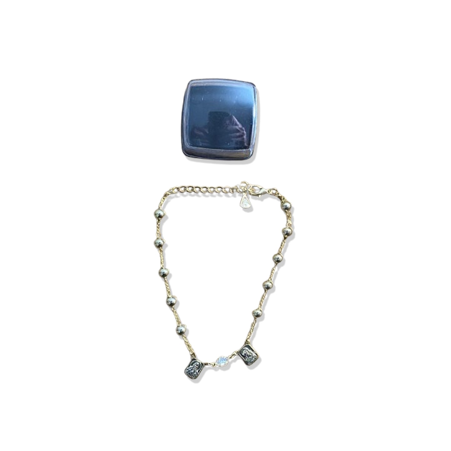 PULSEIRA ESCAPULARIO DOURADO MOD2 (3 UNIDADES)