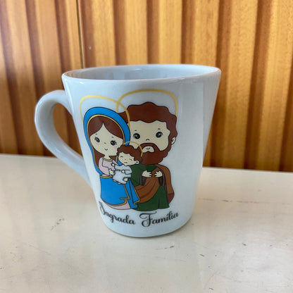 XÍCARA BRANCA SAGRADA FAMILIA (1 UNIDADE)