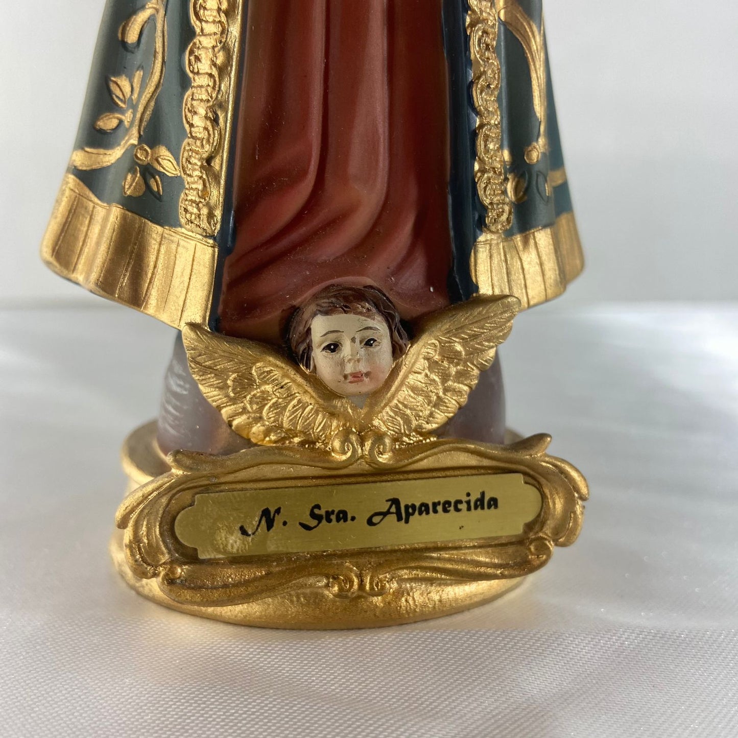 IMAGEM DE RESINA IMPORTADA NOSSA SENHORA APARECIDA 16CM (1 UNIDADE)