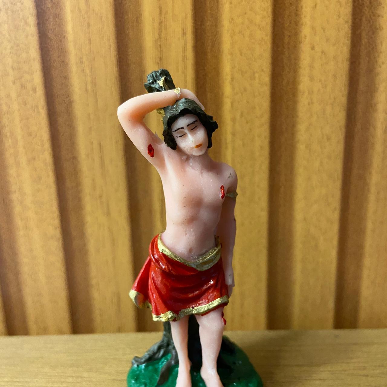 IMAGEM DE RESINA NACIONAL SÃO SEBASTIÃO 07CM (6 UNIDADES)