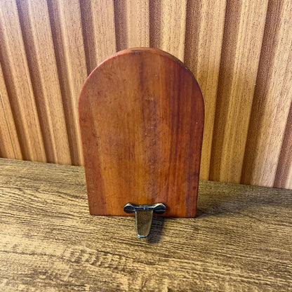 ADORNO DE MESA MADEIRA RESINADA SANTO ANTÔNIO 11CM (1 UNIDADE)