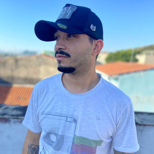 BONÉ MEDALHA SÃO BENTO PRETO BORDADO  (1 UNIDADES)