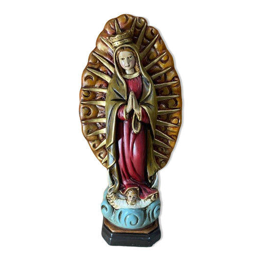 IMAGEM DE GESSO NOSSA SENHORA DE GUADALUPE 46,5CM (1 UNIDADE)
