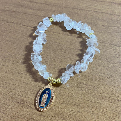 PULSEIRA CRISTAL SÃO JUDAS TADEU MOD2  ( 1 UNIDADE)