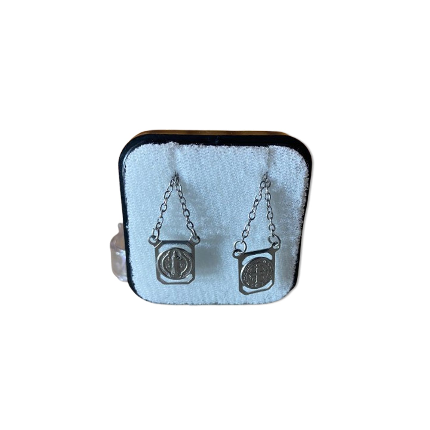 ESCAPULÁRIO INOX MEDALHA SÃO BENTO MOD4 (6 UNIDADES)