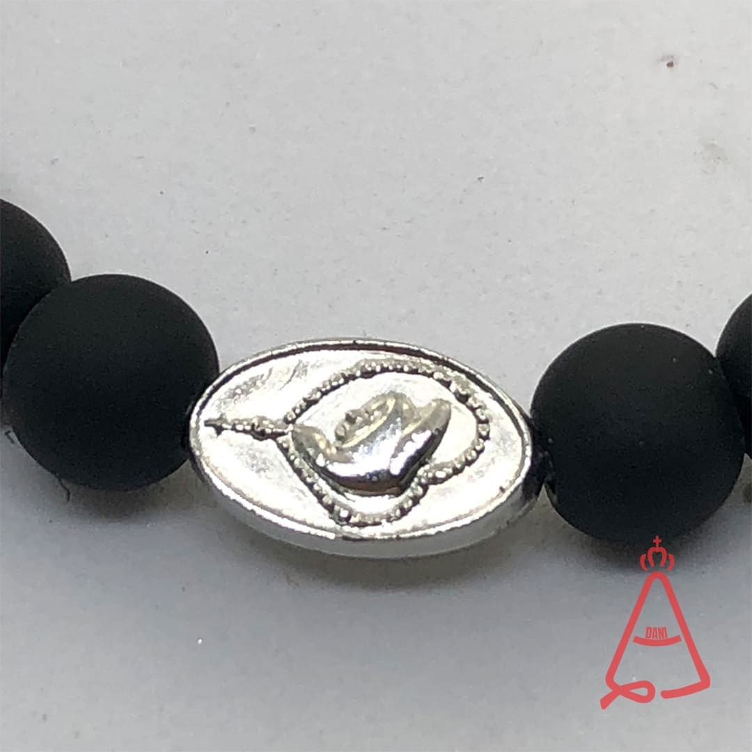 PULSEIRA EMBORRACHADA NOSSA SENHORA APARECIDA PRETO FOSCO (11 UNIDADES)