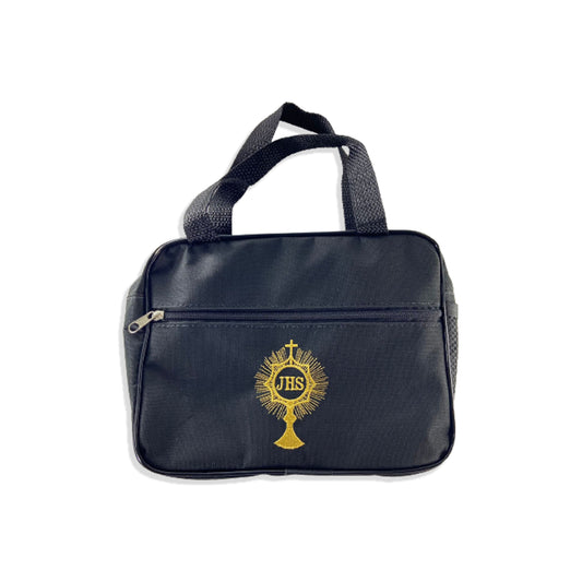 BOLSA PORTA BIBLIA PRETA OSTENSÓRIO 20X25 (1 UNIDADE)