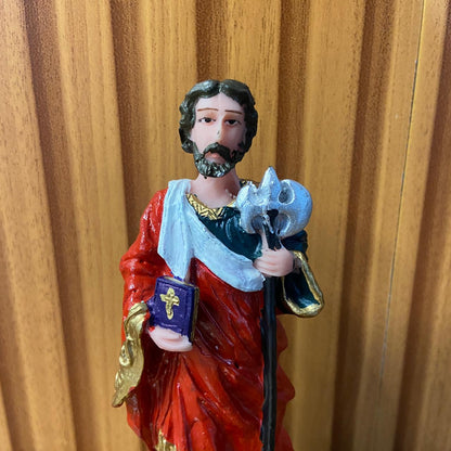 IMAGEM DE RESINA NACIONAL SÃO JUDAS 14CM (1 UNIDADE)