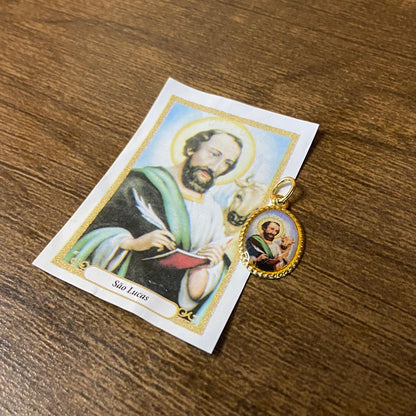 MEDALHA ALUMINIO SÃO LUCAS (36 UNIDADES)
