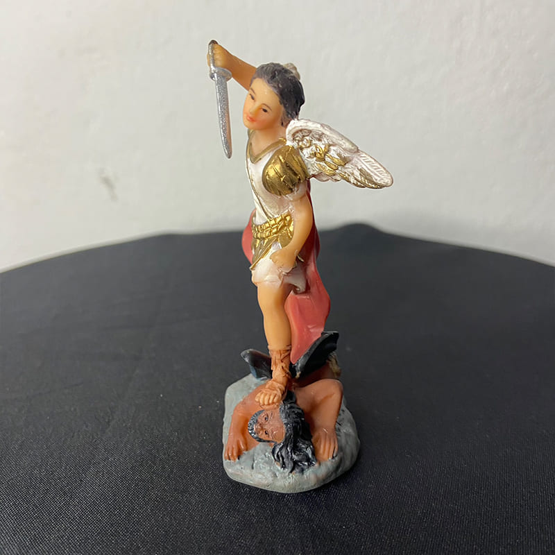 IMAGEM DE RESINA IMPORTADA SÃO MIGUEL 08CM (1 UNIDADE)