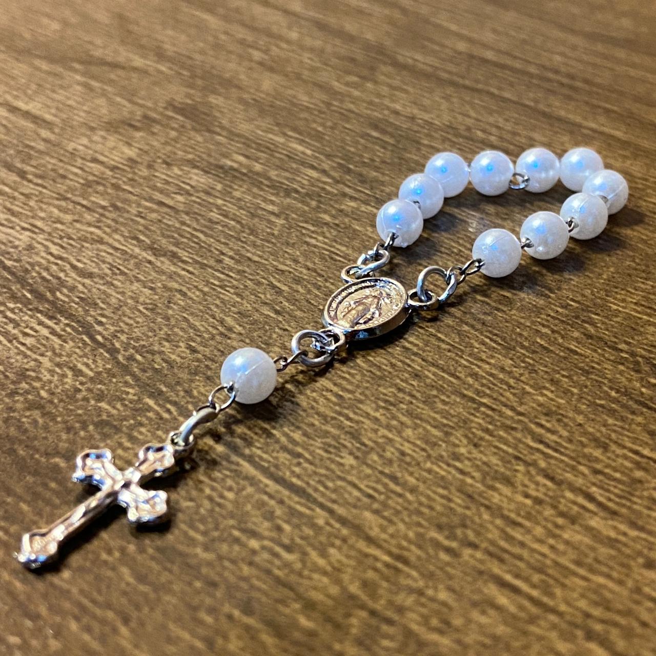 DEZENA DE DEDO PEROLA BRANCA 6MM (12 UNIDADES)