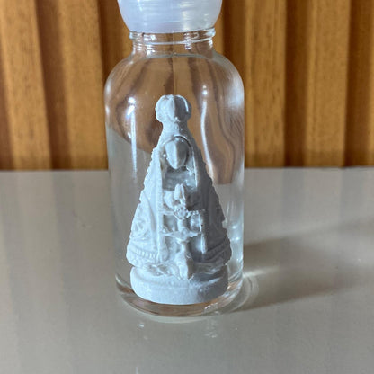 PORTA AGUA BENTA DE VIDRO NOSSA SENHORA APARECIDA 50ML (1 UNIDADE)