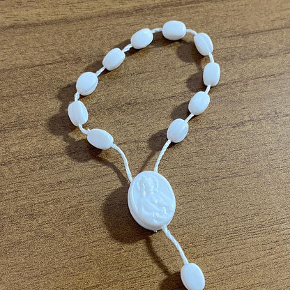 DEZENA DE DEDO ACRÍLICO BRANCO (12 UNIDADES)