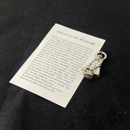 SANTO CHUMBO DE BOLSO NOSSA SENHORA DE NAZARÉ (12 UNIDADES)