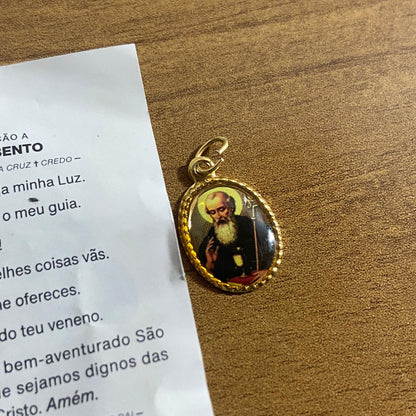 MEDALHA ALUMINIO SÃO BENTO (36 UNIDADES)