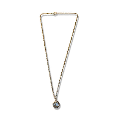 CORRENTE DOURADA COM PINGENTE RESINADO NOSSA SENHORA APARECIDA  ( 1 UNIDADE)