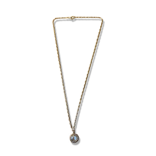 CORRENTE DOURADA COM PINGENTE RESINADO NOSSA SENHORA APARECIDA  ( 1 UNIDADE)