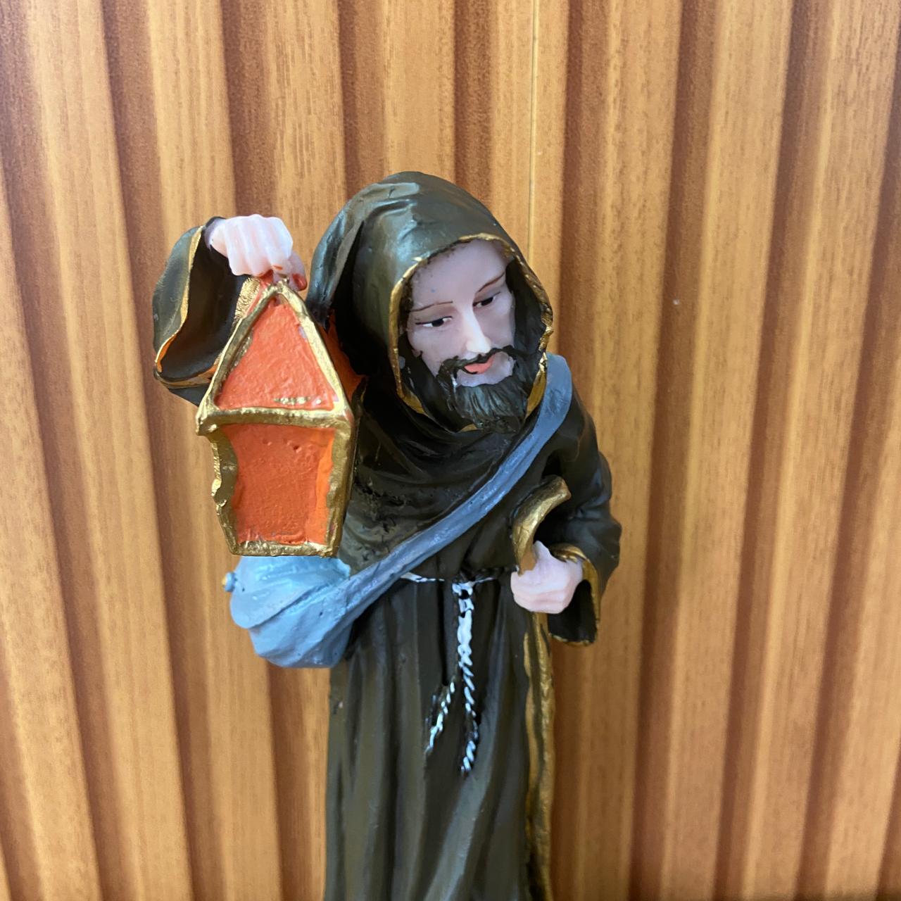 IMAGEM DE RESINA NACIONAL SÃO LONGUINHO 20CM (1 UNIDADE)