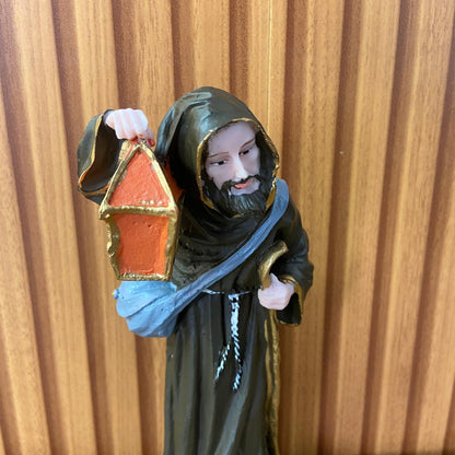 IMAGEM DE RESINA NACIONAL SÃO LONGUINHO 20CM (1 UNIDADE)