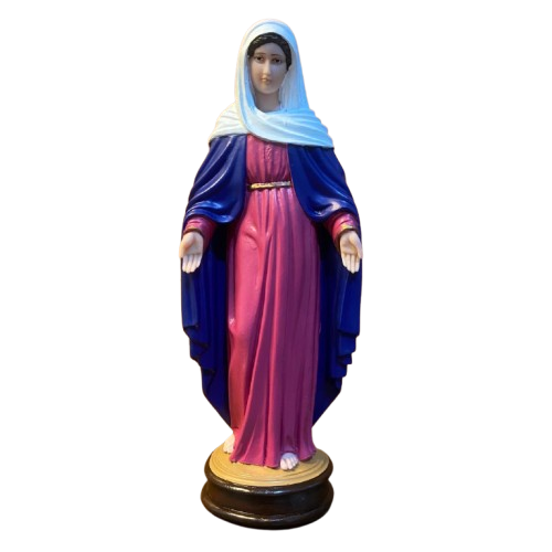 IMAGEM DE RESINA NACIONAL NOSSA SENHORA DAS LAGRIMAS 30CM  (1 UNIDADE)