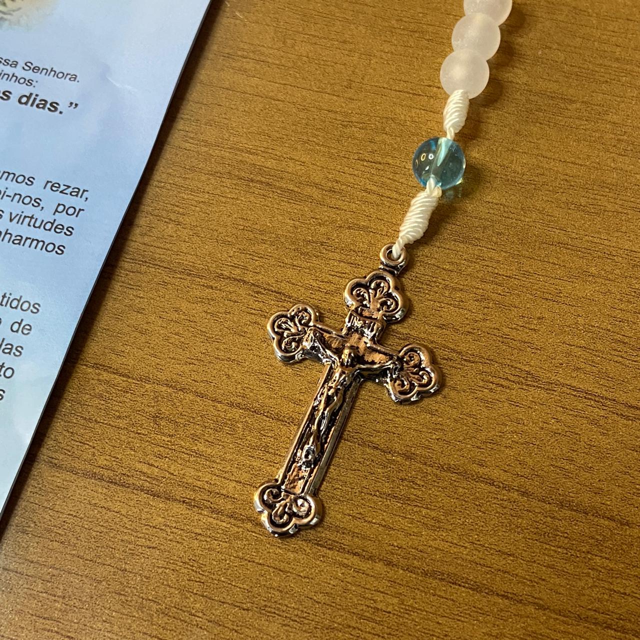 TERÇO CRISTAL DO CASAL 8MM (1 UNIDADE)