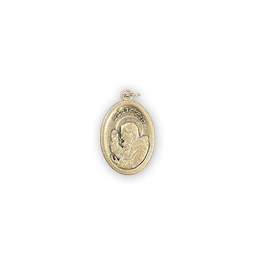 MEDALHA ITALIANA SANTO PADRE PIO (6 UNIDADES)