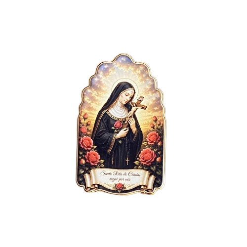 IMÃ DE ACRÍLICO SANTA RITA (1 UNIDADE)
