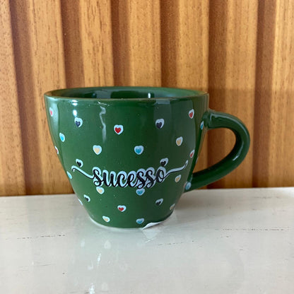 XÍCARA COQUINHO VERDE MOD1 SUCESSO (1 UNIDADE)