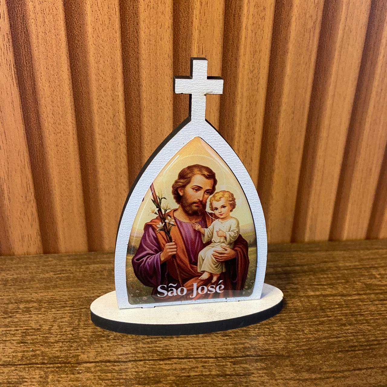 CAPELA MDF DESMONTÁVEL SÃO JOSÉ 11CM (1 UNIDADE)