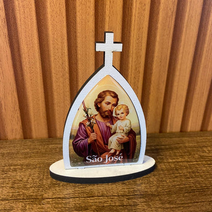 CAPELA MDF DESMONTÁVEL SÃO JOSÉ 11CM (1 UNIDADE)