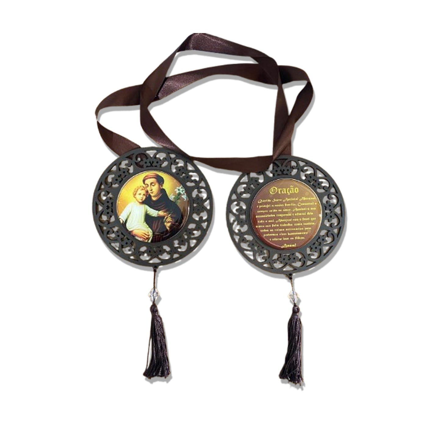 ESCAPULÁRIO DE PORTA TABACO SANTO ANTÔNIO (1 UNIDADE)