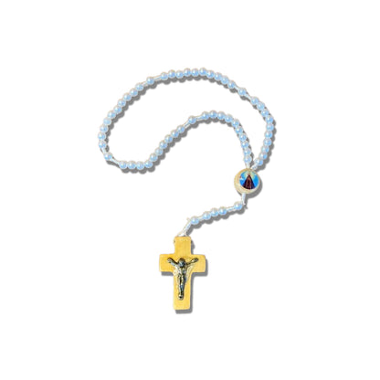 TERÇO PÉROLA MIRIM NOSSA SENHORA APARECIDA 06MM (12 UNIDADES)