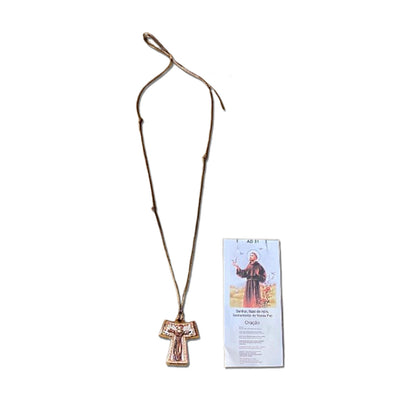 CORDÃO TAU RESINADO SÃO FRANCISCO REGULÁVEL  (6 UNIDADES)