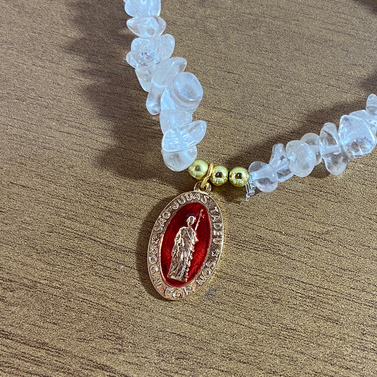 PULSEIRA CRISTAL SÃO JUDAS TADEU MOD1  ( 1 UNIDADE)
