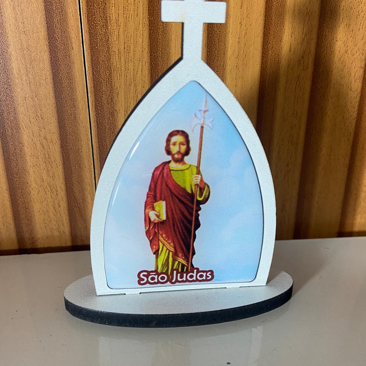 CAPELA MDF DESMONTÁVEL SÃO JUDAS TADEU 11CM (1 UNIDADE)