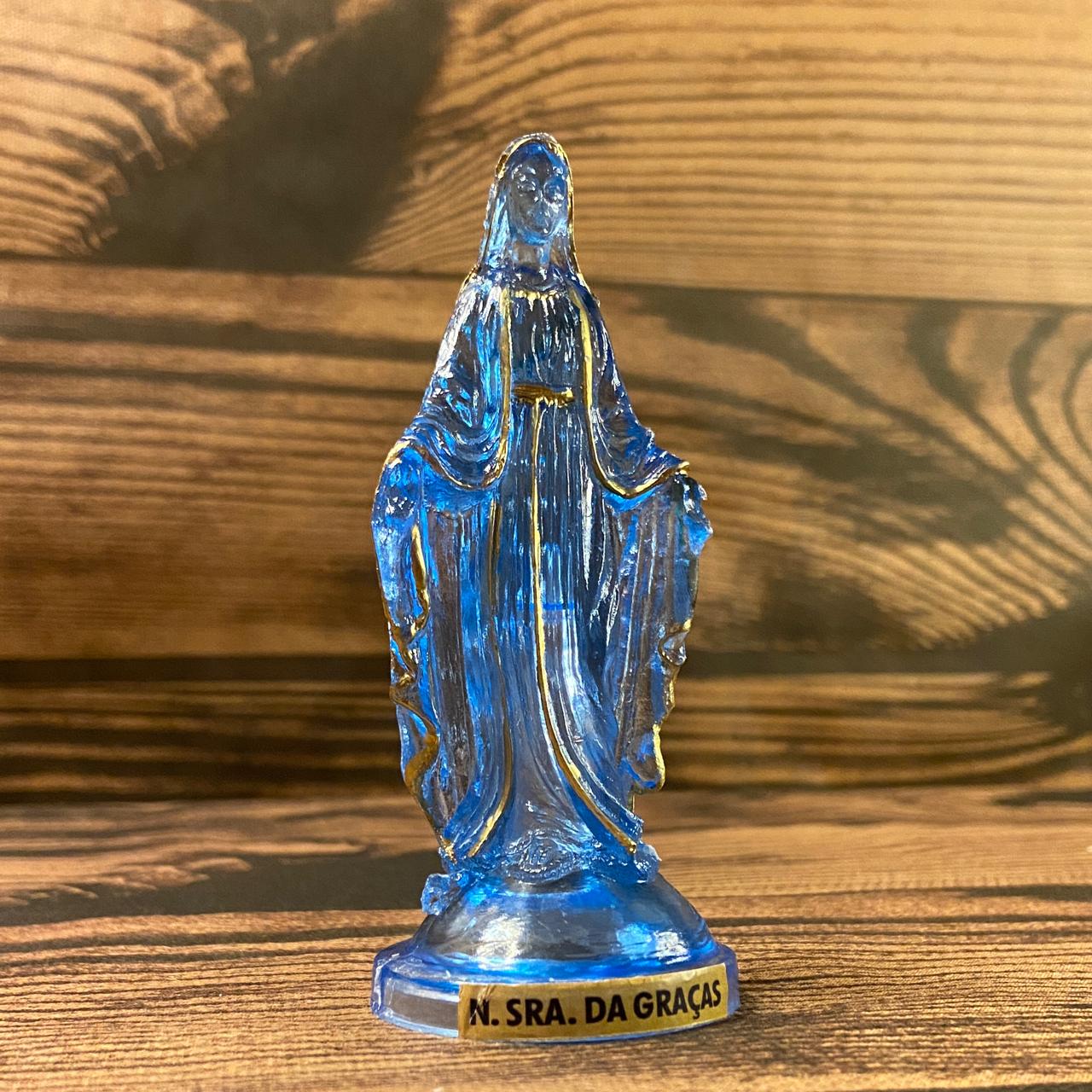 IMAGEM DE ACRÍLICO NOSSA SENHORA DAS GRAÇAS 11CM (1 UNIDADE)