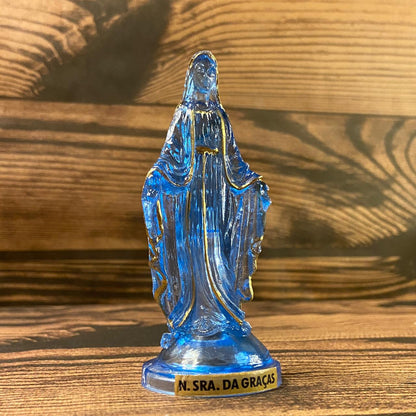 IMAGEM DE ACRÍLICO NOSSA SENHORA DAS GRAÇAS 11CM (1 UNIDADE)