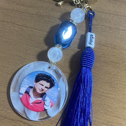 CHAVEIRO DE PEDRARIAS SÃO CARLO ACUTIS EM RESINA (1 UNIDADE)