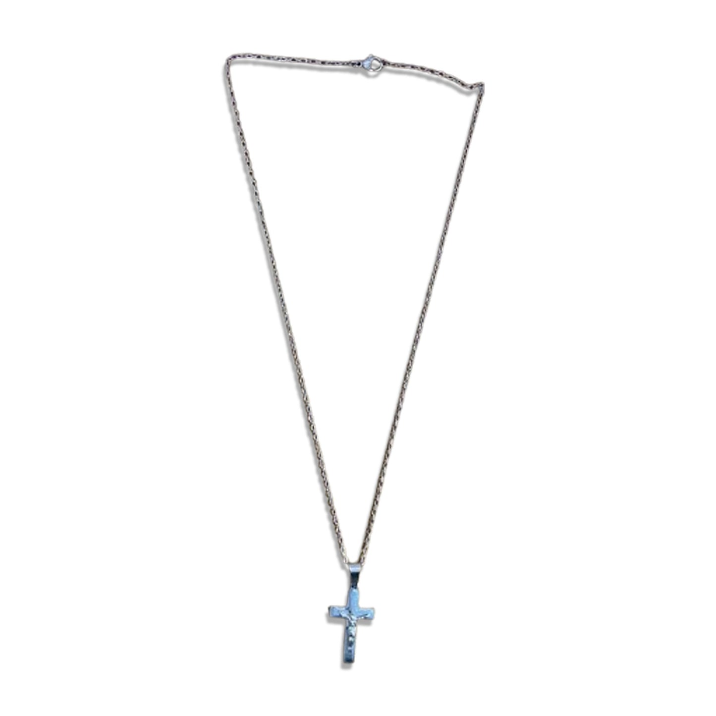 CORRENTE AÇO INOX  CRUCIFIXO MOD1 (1 UNIDADES)
