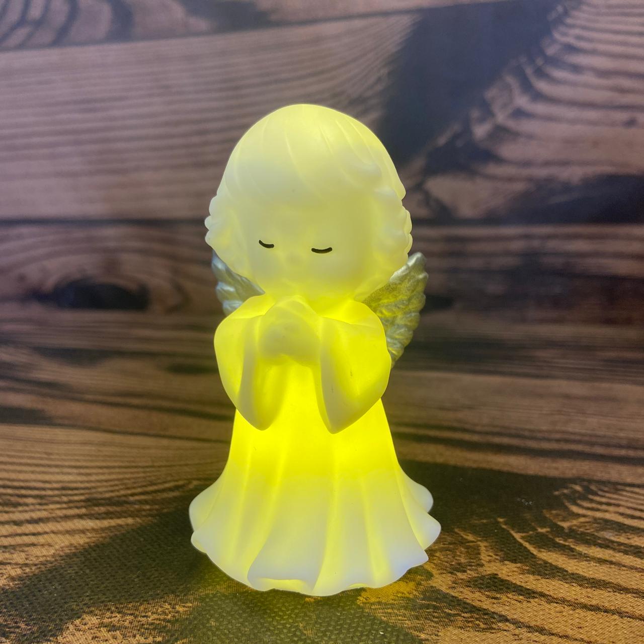 LUMINÁRIA LED ANJINHO BRANCO 9,5CM (1 UNIDADE)