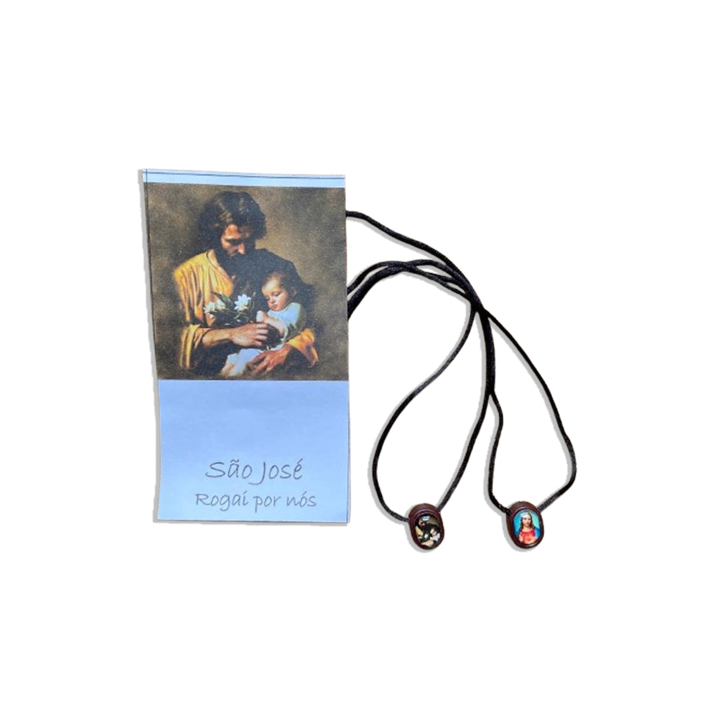 ESCAPULÁRIO CORDINHA SÃO JOSÉ  (1 UNIDADE)