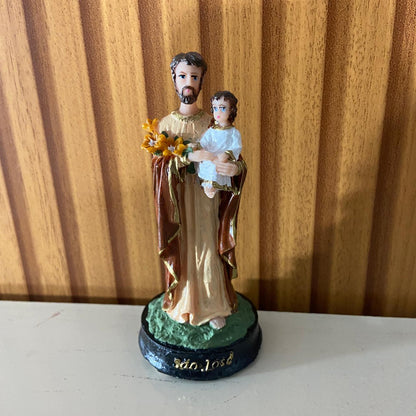 IMAGEM DE RESINA NACIONAL SÃO JOSÉ  11,5CM (1 UNIDADE)