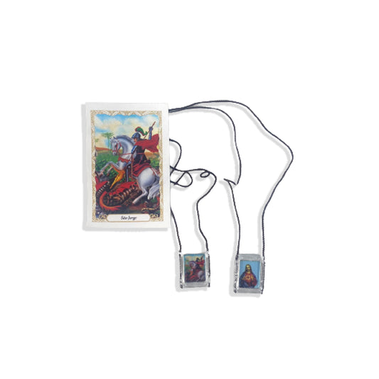 ESCAPULÁRIO CORDINHA SÃO JORGE (12 UNIDADES)