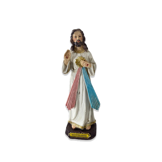 IMAGEM DE RESINA IMPORTADA JESUS MISERICORDIOSO 21CM (1 UNIDADE)