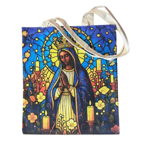SACOLA DE COMPRAS NOSSA SENHORA APARECIDA 39x34,5CM  - MOD4 (1 UNIDADE)