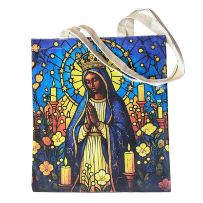 SACOLA DE COMPRAS NOSSA SENHORA APARECIDA 39x34,5CM  - MOD4 (1 UNIDADE)