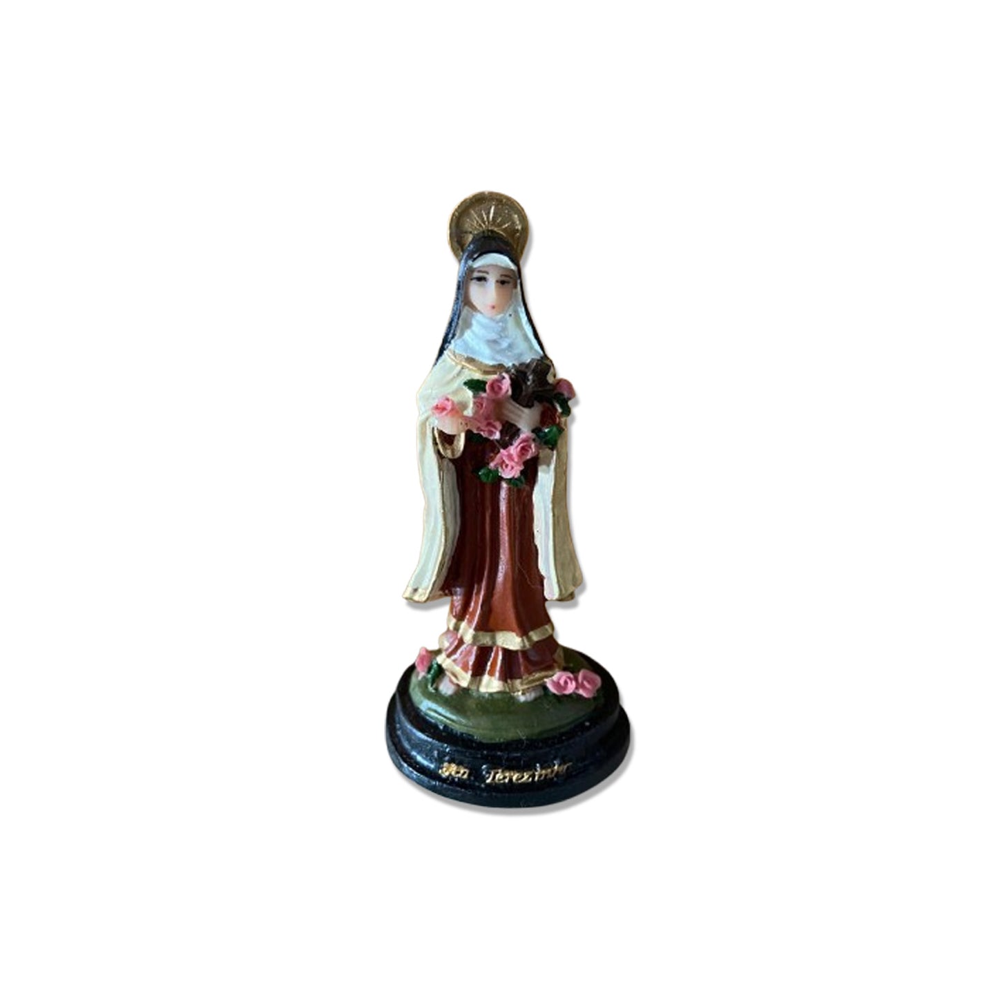 IMAGEM DE RESINA NACIONAL SANTA TERESINHA 11,5CM (1 UNIDADE)